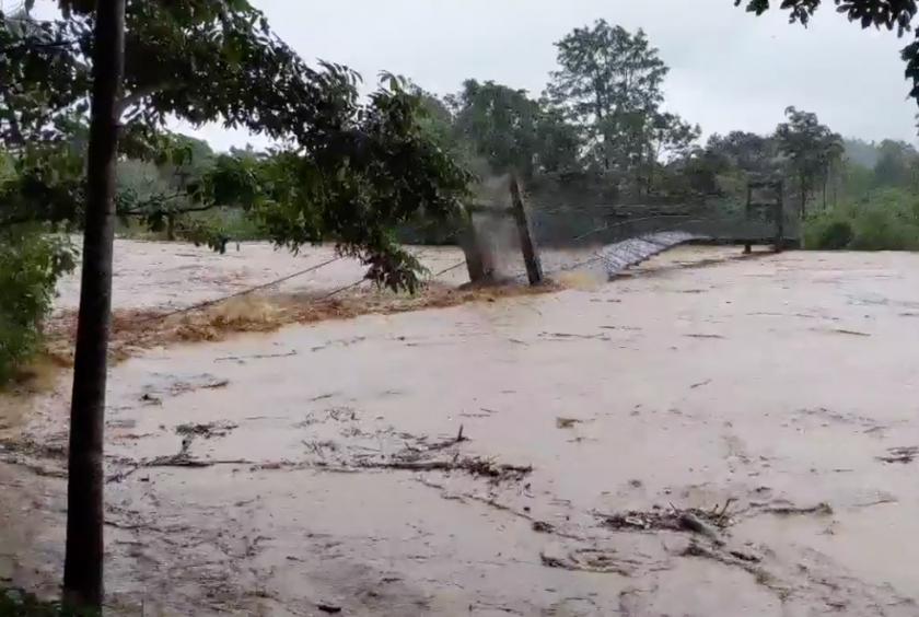 Flash floods ripped apart a bridge in Battambang province, where two people are feared to have died after being swept away on Monday morning. CAMBOPOST