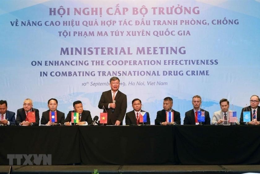 More than 200 people took part in the event from seven Asian countries along with partners from the US’ Drug Enforcement Administration, Australian Federal Police and the United Nations Office on Drugs and Crime (UNODC) in Hà Nội yesterday. — VNA/VNS Photo