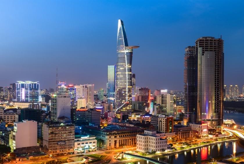 A view of HCM City – one of Việt Nam's biggest economic hubs. — Photo baodautu.vn  
