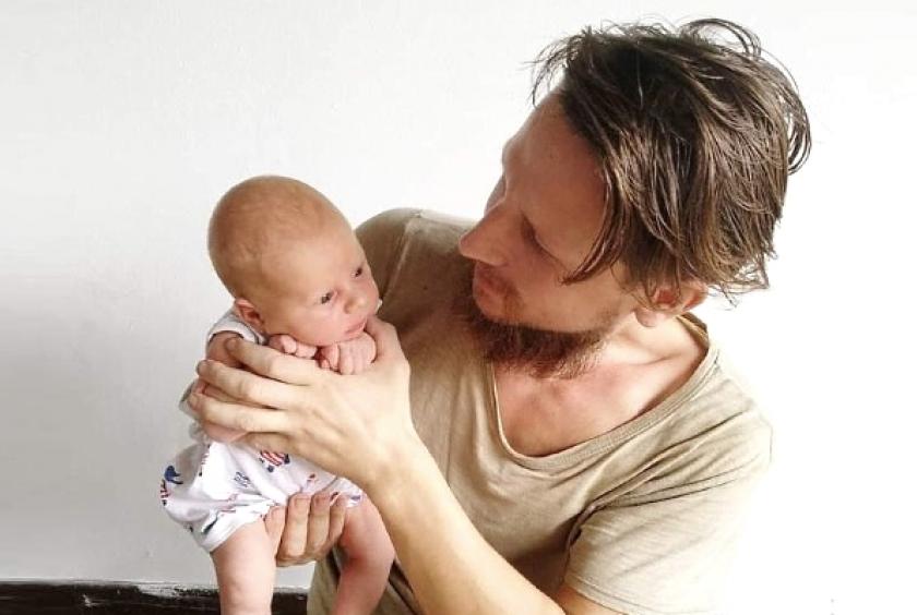 Yevgeny and Natalia Pervin are unable to return to Russia due to MCO. Natalia even had their baby boy delivered in Malaysia. (Photo courtesy of interviewee)
