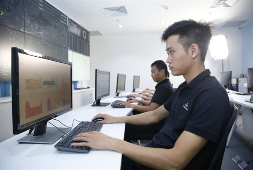 CMC Cyber Security technicians at work. The Ministry of Information and Communication said in 2019 it granted new licenses for 38 cyber securities firms, bringing the total number of firms licensed by the ministry to 84. Photo cmccybersecurity.com