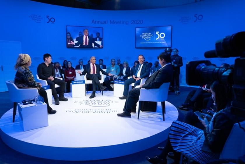 A view of the session titled Strategic Outlook: ASEAN. Photo courtesy of the World Economic Forum