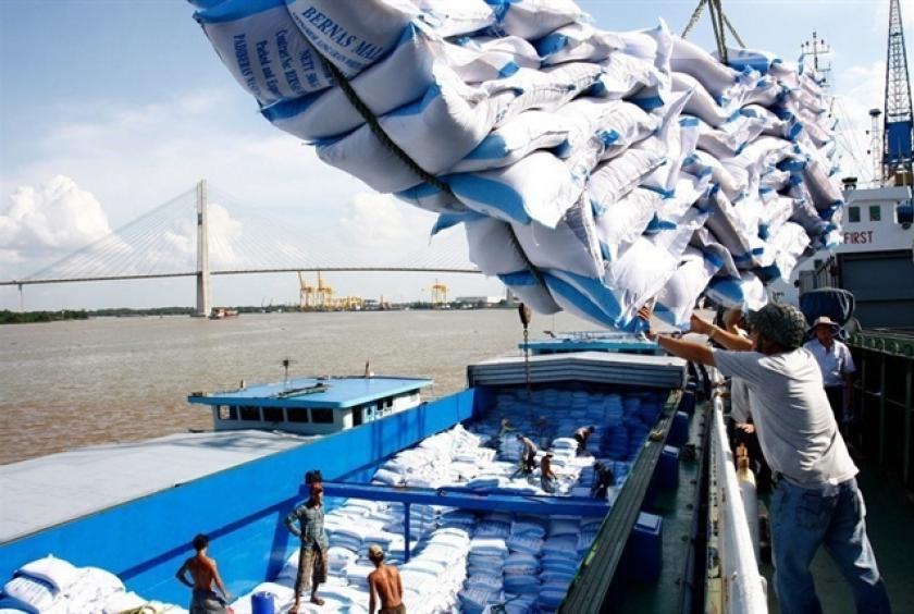 Việt Nam posted strong growth in rice exports in January. — VNA/VNS Photo Đình Huệ