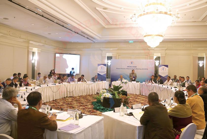 The Peace Process Steering Team (PPST) meeting held in Thailand in August. (Photo-NCA-SEAO Office)