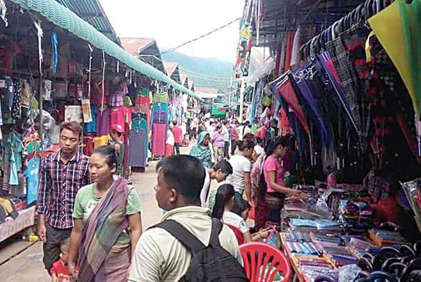 Nampharlon market in Tamu. 