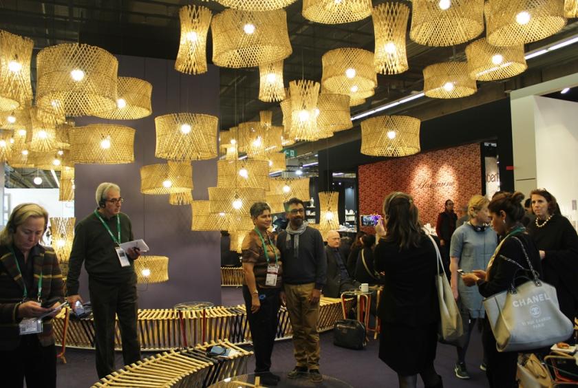 A booth showcasing innovative products at the Ambiente19 held by Messe Frankfurt on February 8-12 (Photo- KhineKyaw, Myanmar Eleven)