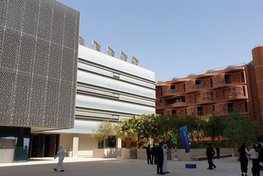Mohamed bin Zayed University of Artificial Intelligence (MBZUAI) campus in Masdar City in Abu Dhabi, United Arab Emirates. — VNS 