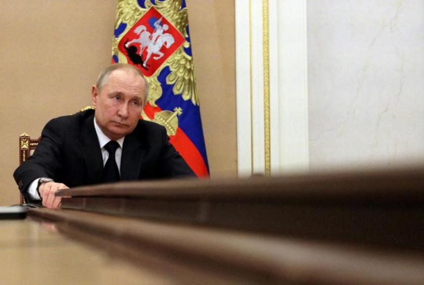 If the West thought that Russia would step back, it did not understand Russia, President Vladimir Putin said. PHOTO: REUTERS