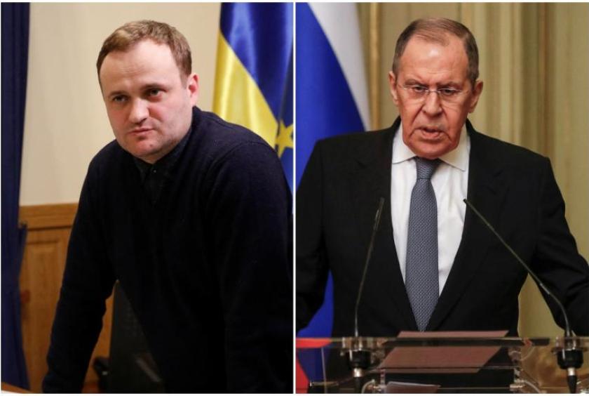 Ukrainian Foreign Minister Dmytro Kuleba (left) and Russian counterpart Sergei Lavrov will be meeting on the sidelines of a diplomacy forum in Turkey. PHOTOS: REUTERS