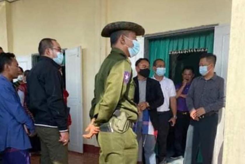 BGF leaders in civilian clothes seen at a meeting with military officers on January 15
