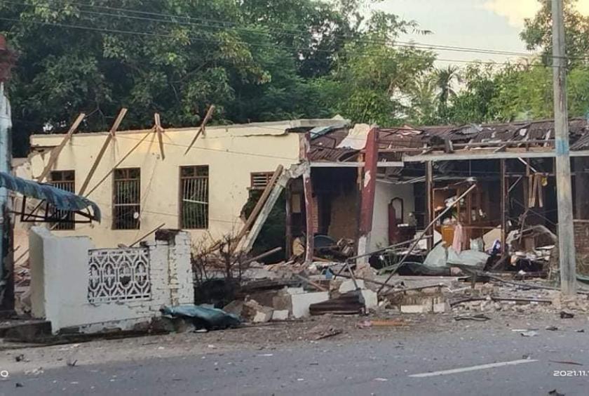 NLD Township Office is being damaged