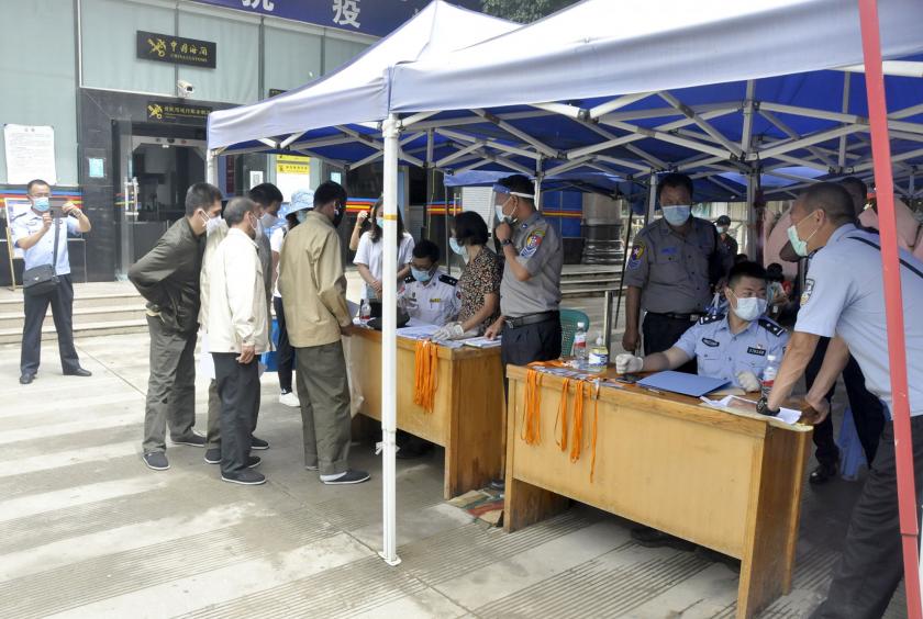 Myanmar citizens under scrutiny after being handed over by China (Photo-Pyae Sone)