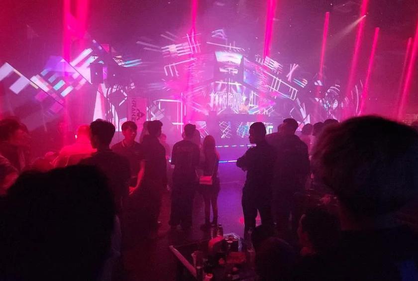 A nightclub on the edges of Yangon in June 2024. ST PHOTO
