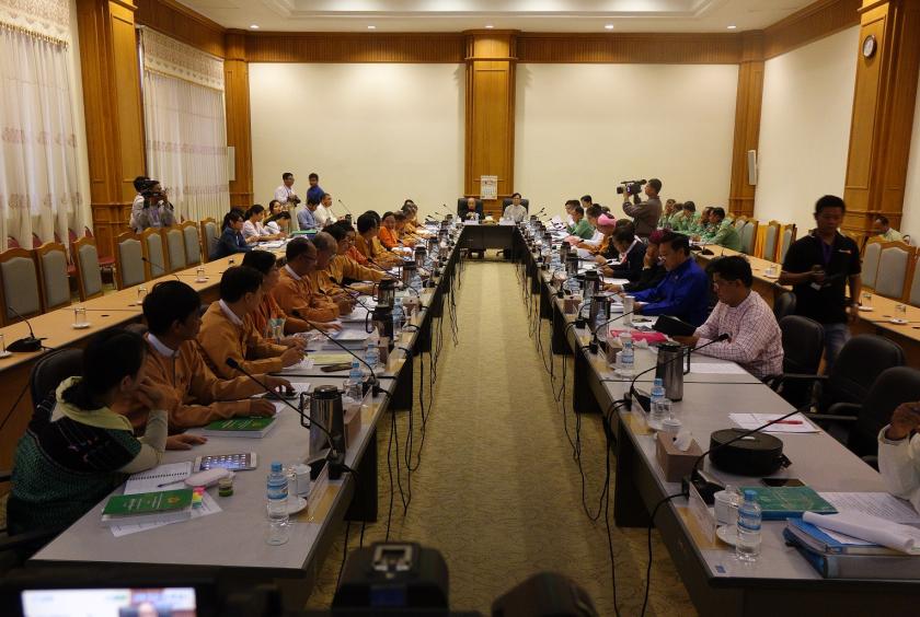 The second meeting of Joint Constitutional Amendment Committee is in progress on February 2. (Photo-Soe Min Htike)