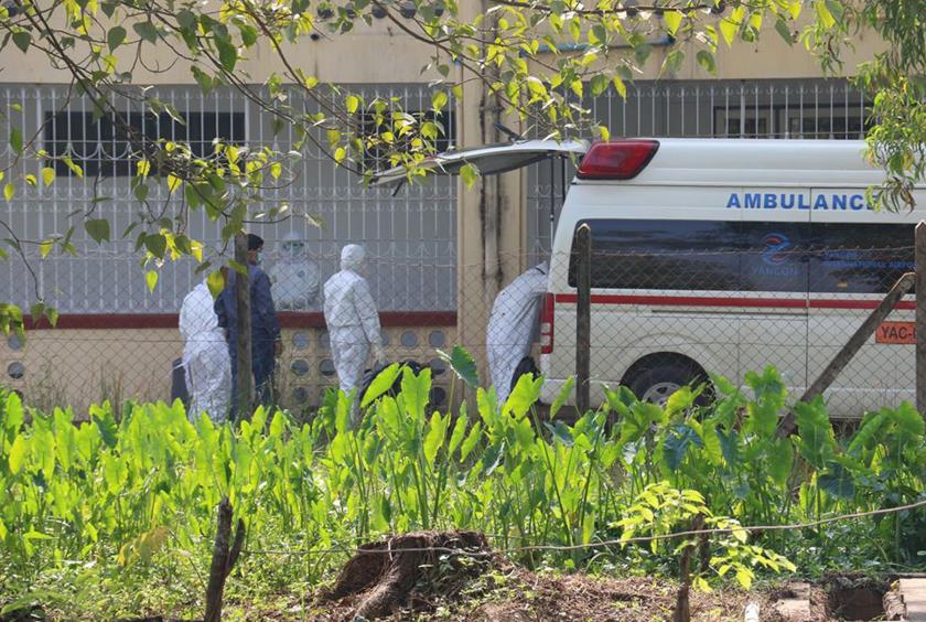 Photo shows ICU of Waibargi Hospital and its surroundings (Photo- Aung Myo Thant)
