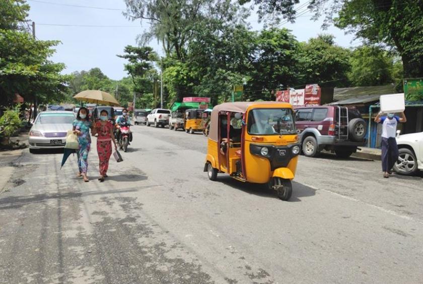 The situation in Sittwe after COVID-19 patients are found (Photo-Than Hlaing)