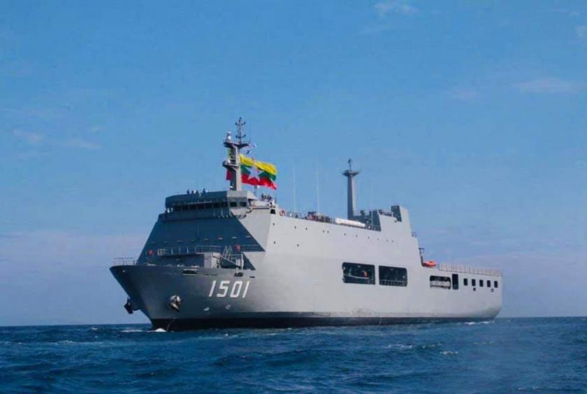 Navy vessel “Mottama” (Photo-Myanmar Navy)