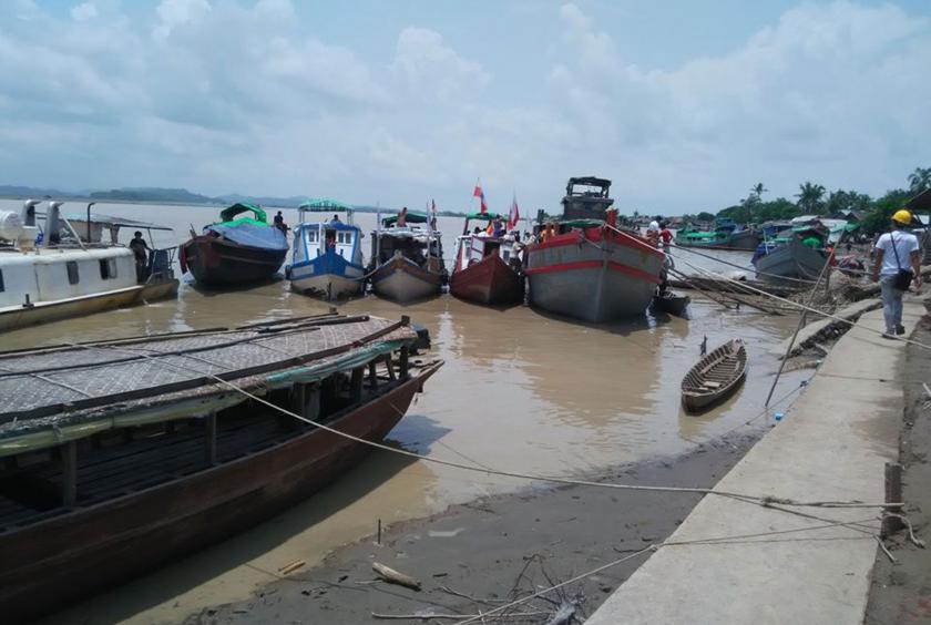 Minbya port