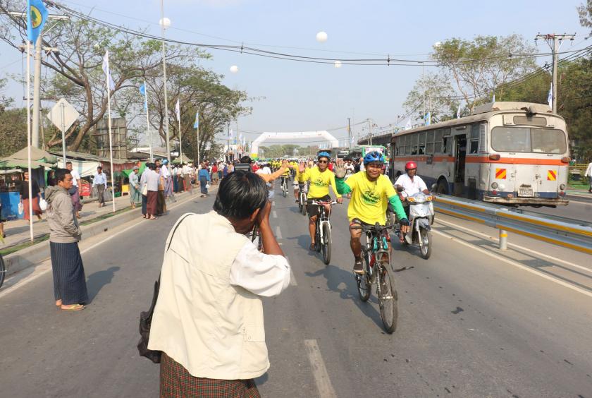 Thanlyin-Thilawa four-lane road (Photo-Aung Myo Thant)