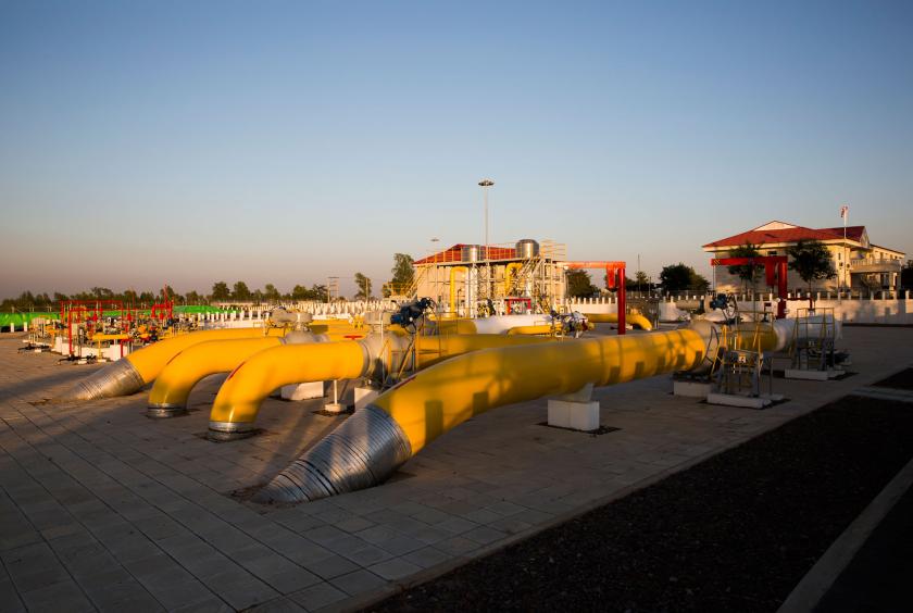 An off-take station of Myanmar-China oil and gas pipeline (Photo-SEAGP)
