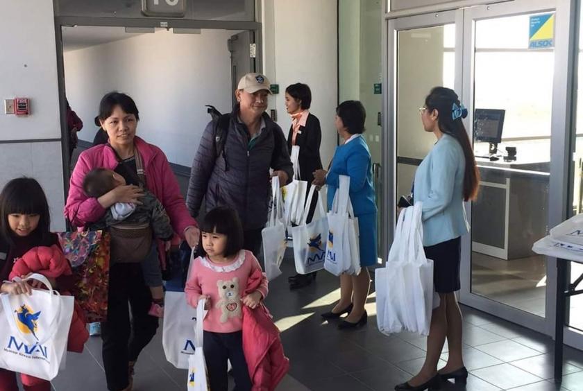 Chinese travellers from Mandalay-Taipei chartered flight