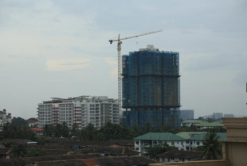 A high-rise housing project in Yangon (Photo-Kyi Naing)