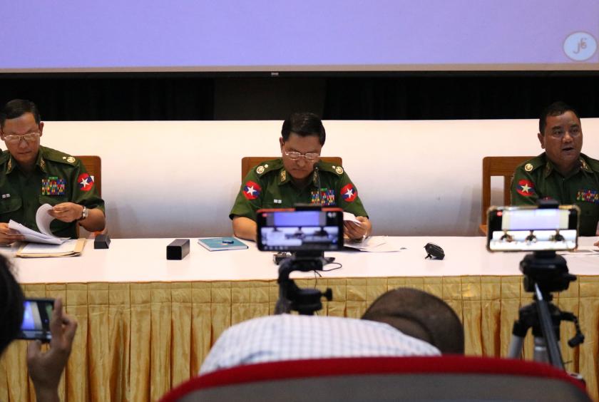 Army Will Continue To Carry Out To Guarantee Security In Rakhine