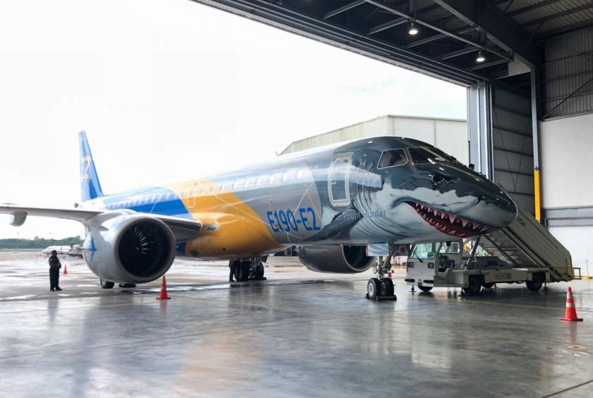 Embraer introduces its new commercial aircraft at YIA | Eleven Media ...