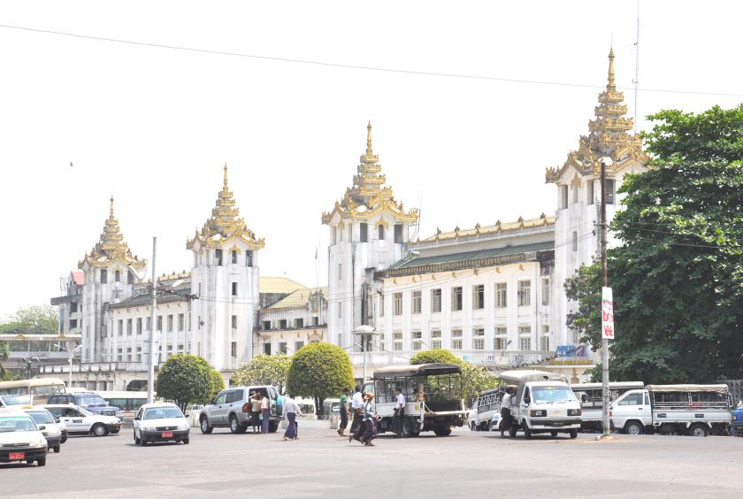 Building of Yangon Railway Station (Photo-Kyi Naing)