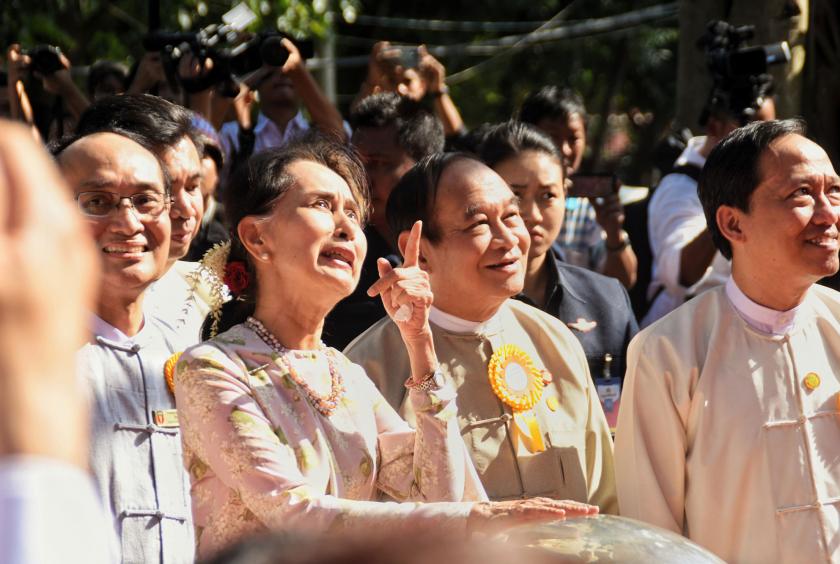 State Counsellor Daw Aung San Suu Kyi attends Medical Skill, Simulation and Research Center in Yangon 