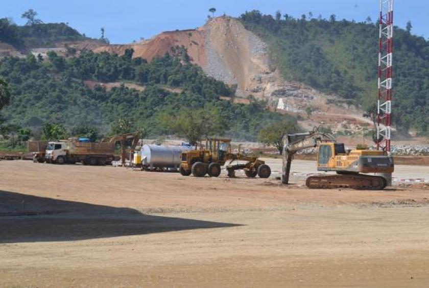 Farmlands near a gravel pit in the Dawei SEZ project area (Photo-Phyo Zin) 