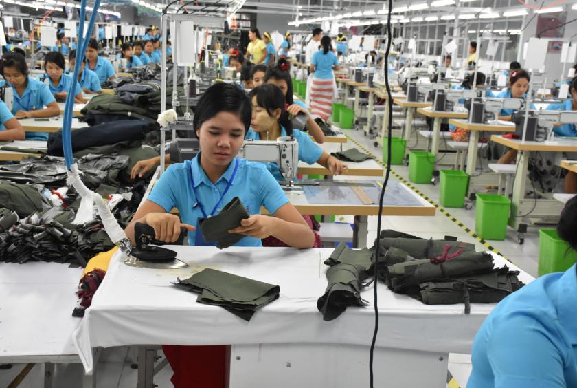 A garment factory. (Photo-Nilar)