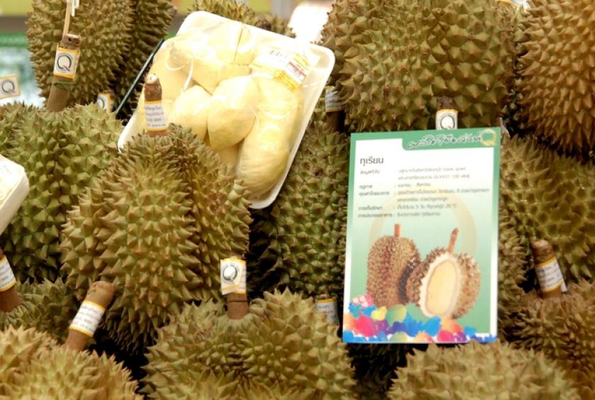 Durians from Chanthaburi, eastern Thailand