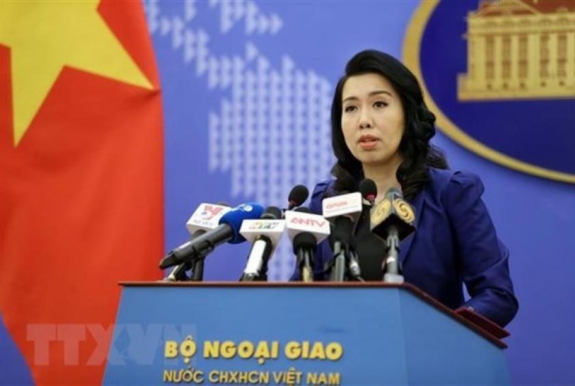 Foreign Ministry Spokeswoman Lê Thị Thu Hằng
