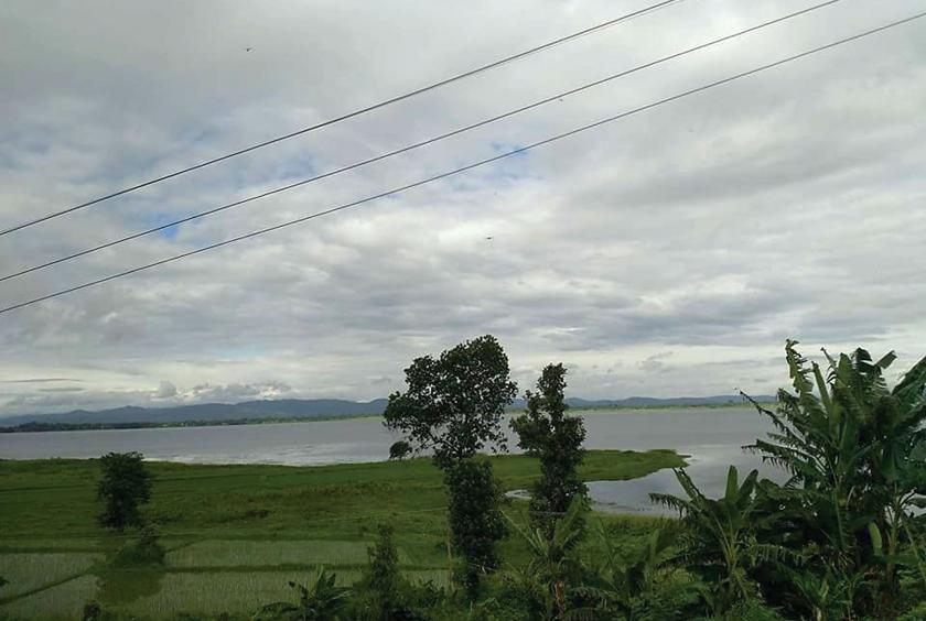 Photo shows part of Indaw Lake in Sagaing Region.