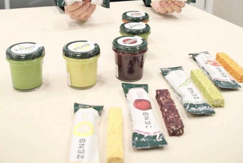 Ecofriendly Japanese products made from whole vegetable parts 