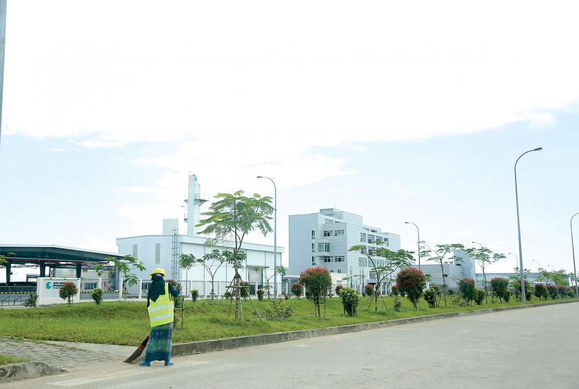 A company in Thilawa Special Economic Zone.  (Photo-Kyi Naing)