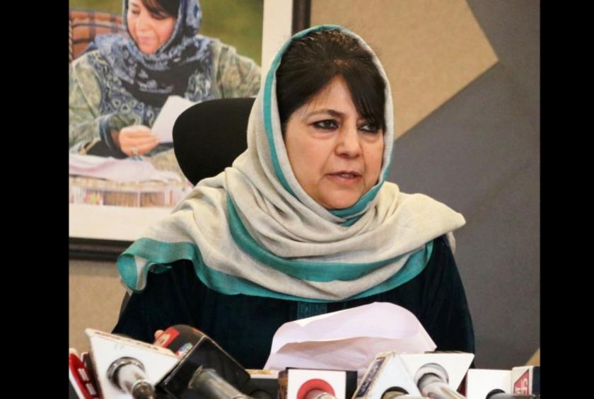 Mehbooba Mufti said dialogue is the only way forward to resolve the issues between the two countries. (File Photo: IANS)