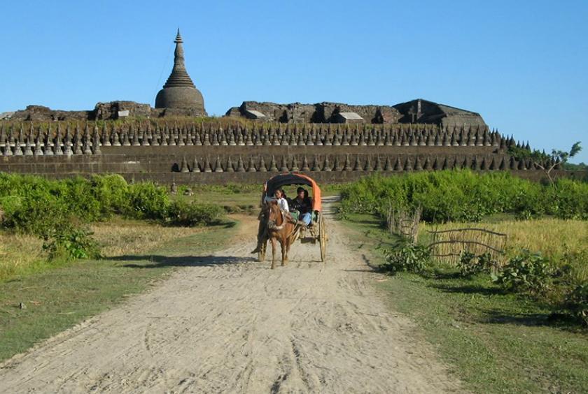 An ancient pagoda in Mrauk-U.