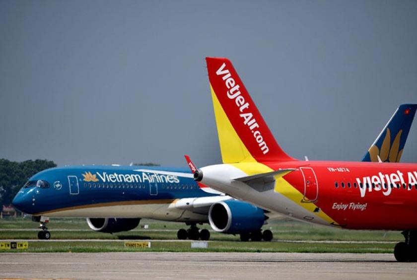 Vietnam Airlines, budget airline Vietjet Air and newcomer Bamboo Airways have expressed a desire to fly to the US. — Photo zing.vn