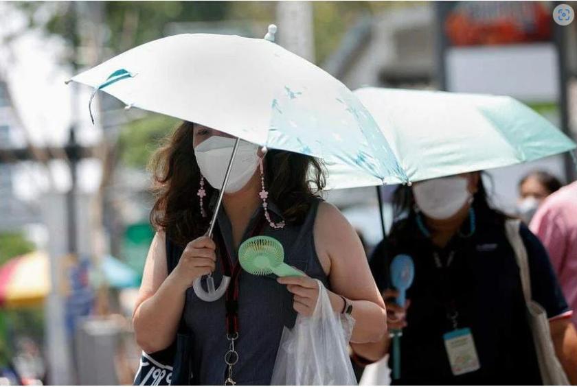 Temperatures in Thailand remained above 40 deg C in many northern and central regions over much of last week. PHOTO: EPA-EFE