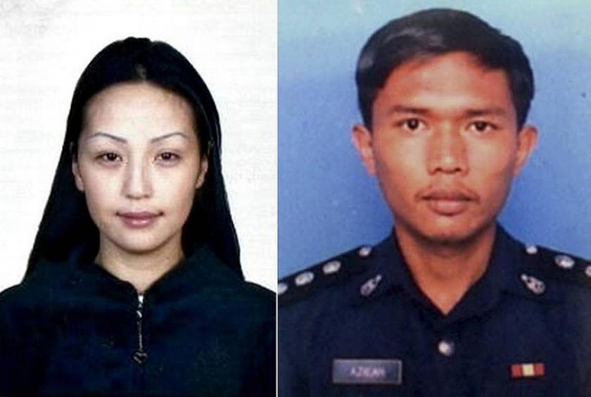 Azilah Hadri (right), who was sentenced to hang for killing model Altantuya Shaariibuu (left), claims the ex-PM gave him an explicit order to kill her.PHOTOS: AFP / MONGOLIAN CONSULATE