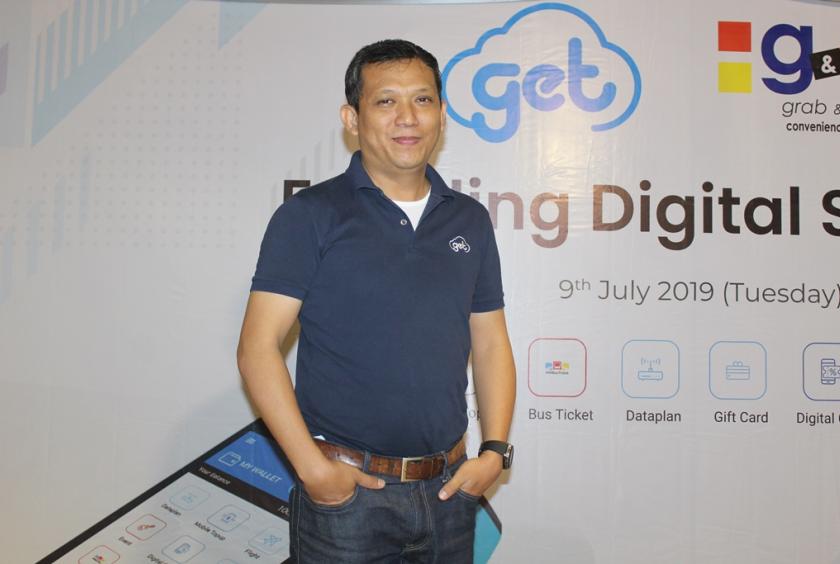 Nyein Chan Soe Win, co-founder and chief executive of Get All Myanmar Co, after signing the agreement with g&g on July 9 (Photo- Khine Kyaw, Myanmar Eleven)