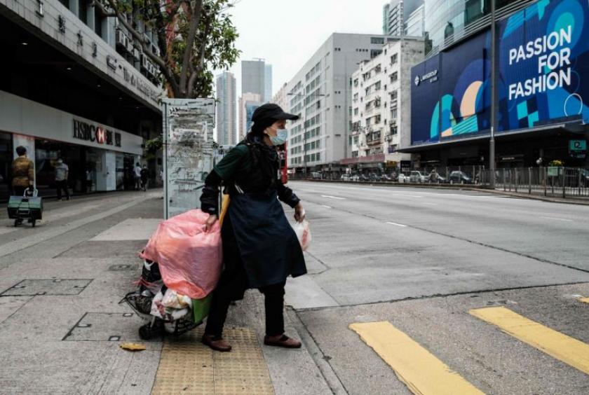 World Bank's Chief Economist for East Asia and the Pacific Aaditya Mattoo said, "The worst suffering could be for informal workers, people who are...invisible and very hard to go identify, find, and help."PHOTO: AFP