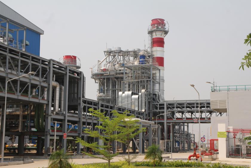 The gas-fired power plant in Myingyan Township. (Photo-Zeyar Nyein) 