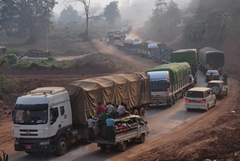  Mandalay-Muse border trade route. (Photo-Tun Nay Hlaing)