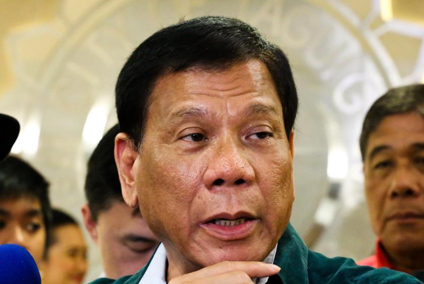 Philippine President Duterte/The Philippine Daily Inquirer file photo