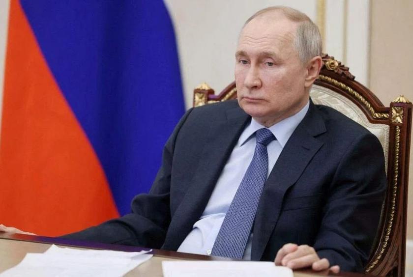 Russian President Vladimir Putin is accused of being responsible for war crimes committed in Ukraine. PHOTO: REUTERS