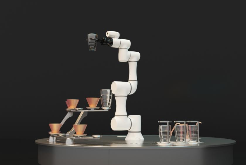 Alien Robots’ robotic barista arm (Alien Robot)