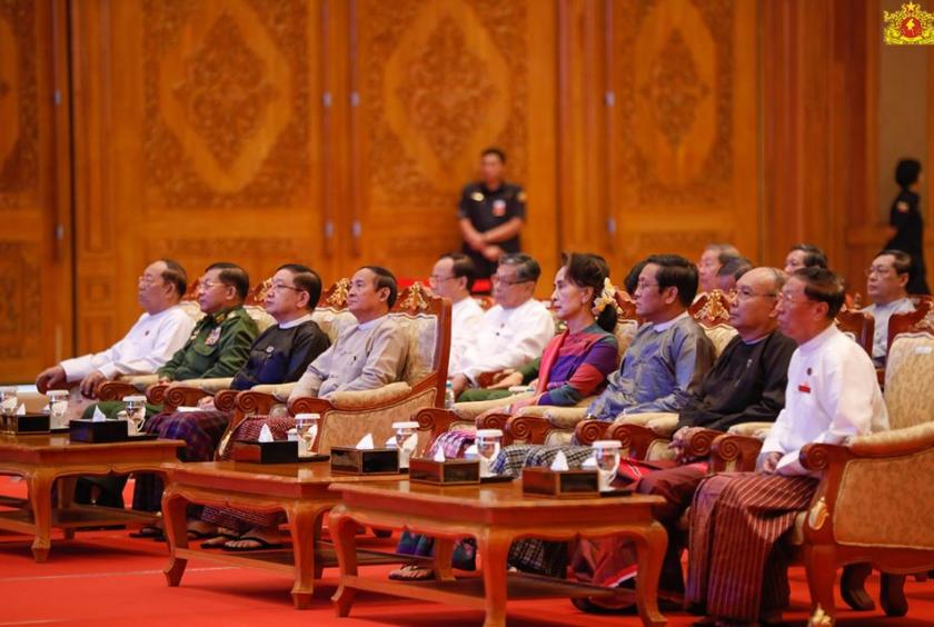 Clarification of Gambia's lawsuit against Myanmar at ICJ takes place at Presidential Palace in Nay Pyi Taw on November 23.